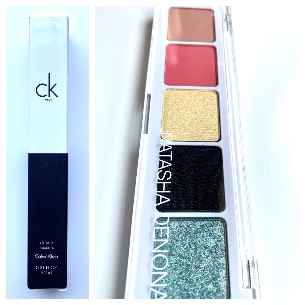 NEW Lot of 2 Natasha Denona Jubilee Eyeshadow Palette & Calvin Klein Mascara